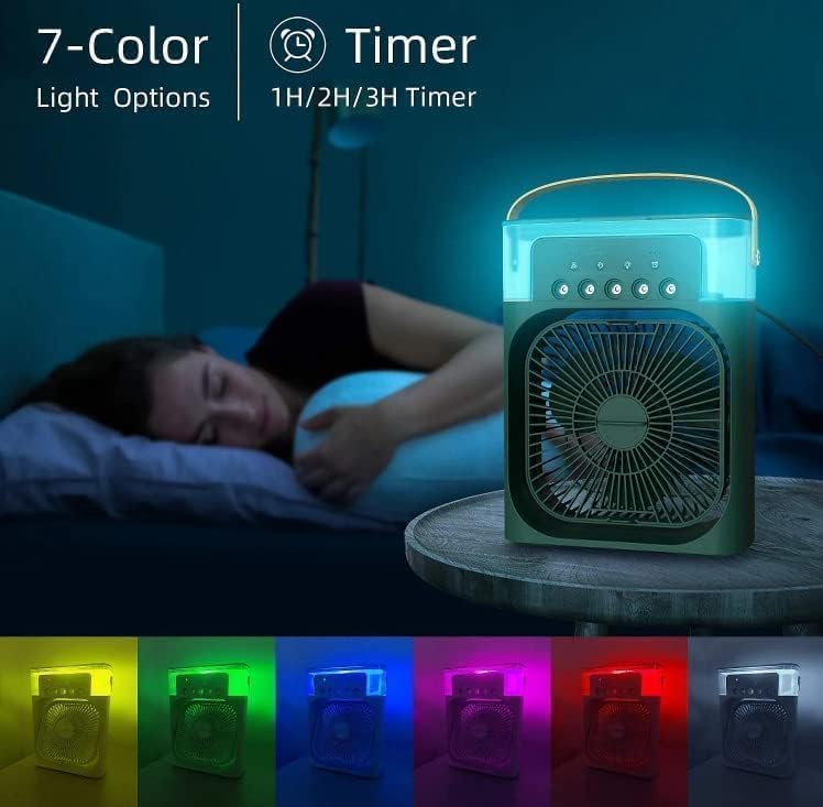 Kompakter Mini-Luftkühler mit 3 Geschwindigkeiten und Sprühmodus 4
