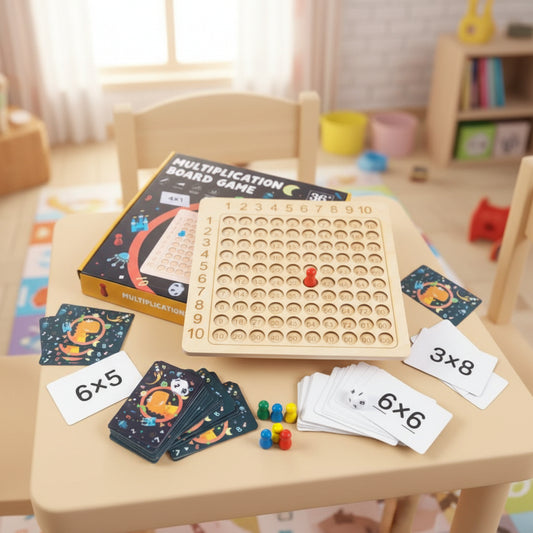 FunMath – Juego educativo de madera para entrenamiento matemático lúdico