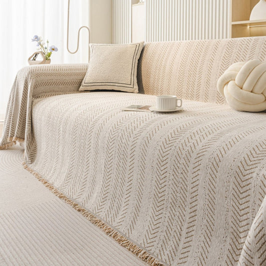 SnuggleTextile – Housse de canapé résistante aux griffures et lavable en chenille