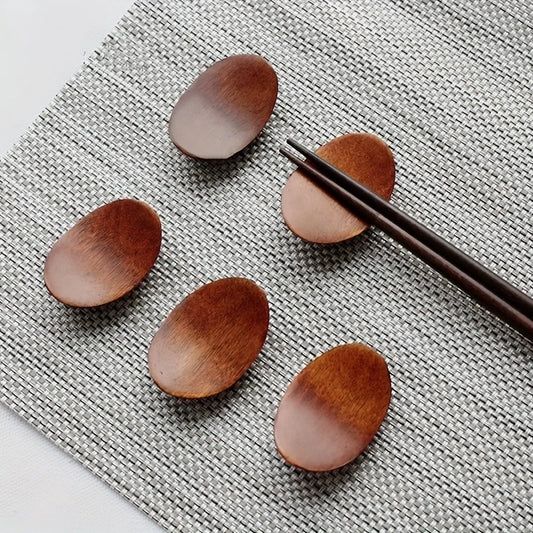 Kreativer Holz Essstäbchenhalter - Retro Design für stilvolle Tischdekoration 0