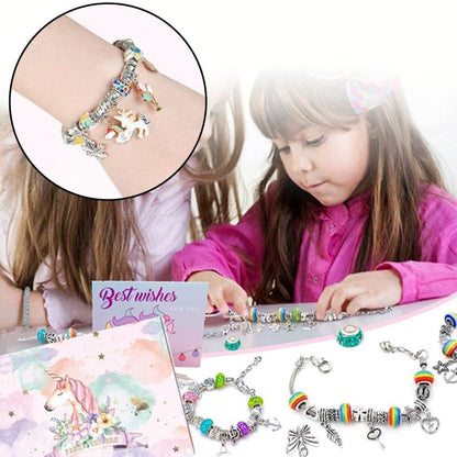 SPARKLINA – Kreatives Armband Bastelset für Mädchen mit funkelnden Anhängern