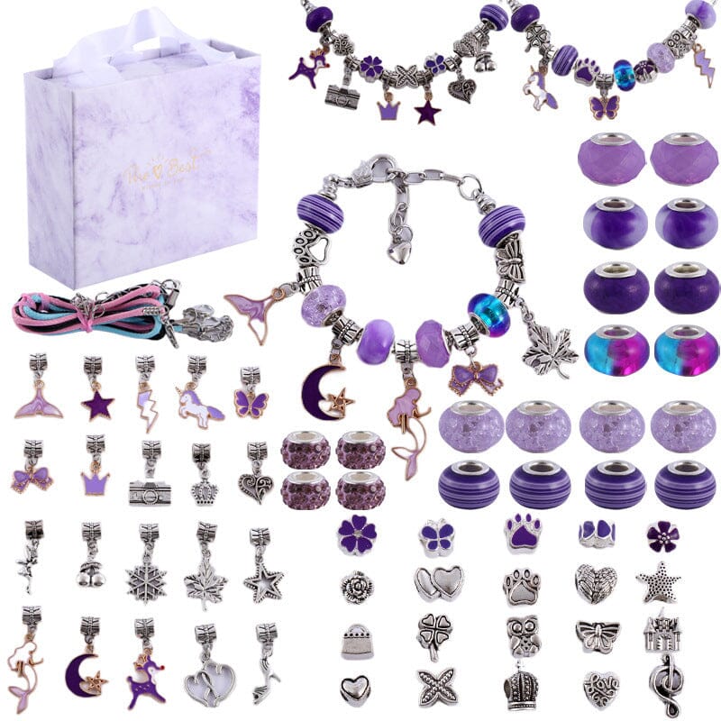 SPARKLINA – Kreatives Armband Bastelset für Mädchen mit funkelnden Anhängern