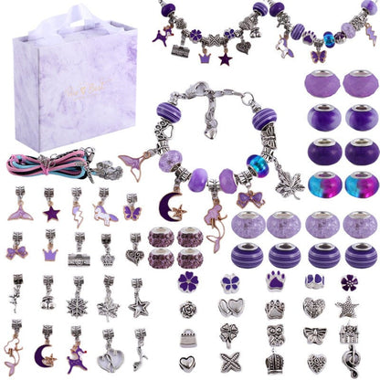 SPARKLINA – Kreatives Armband Bastelset für Mädchen mit funkelnden Anhängern