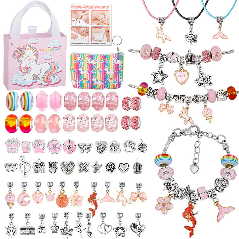 SPARKLINA – Kreatives Armband Bastelset für Mädchen mit funkelnden Anhängern