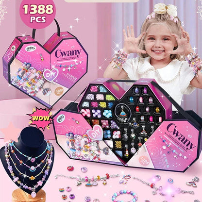 SPARKLINA – Kreatives Armband Bastelset für Mädchen mit funkelnden Anhängern