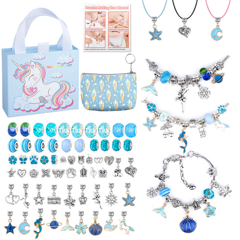 SPARKLINA – Kreatives Armband Bastelset für Mädchen mit funkelnden Anhängern