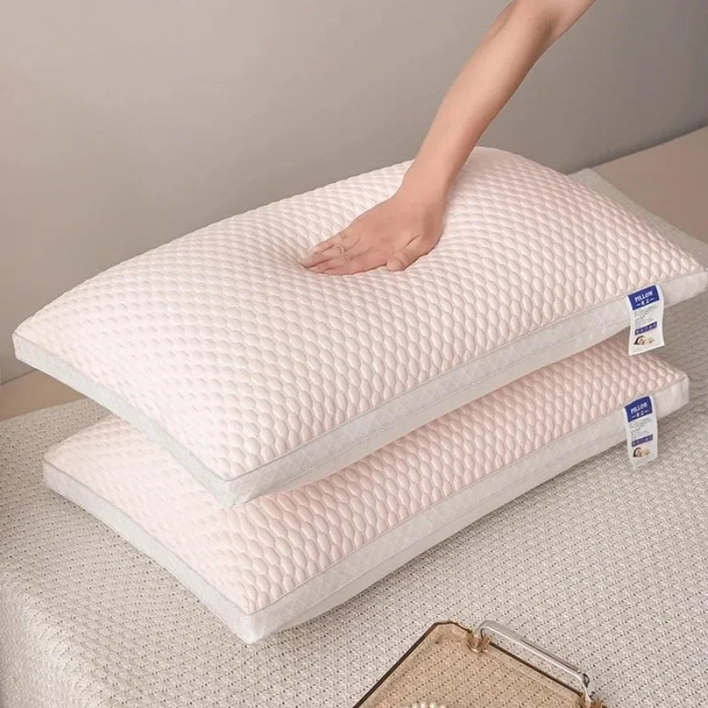KühlKissen 3D - Atmungsaktives Nackenstützkissen mit Massageeffekt für Erholsamen Schlaf 0