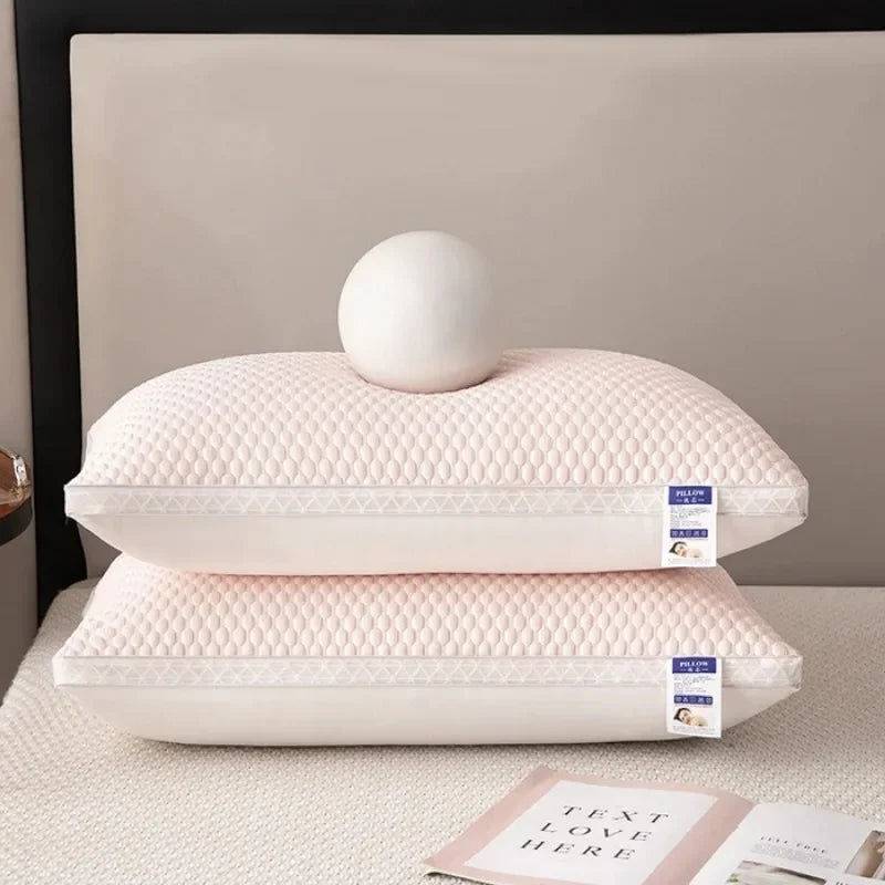 KühlKissen 3D - Atmungsaktives Nackenstützkissen mit Massageeffekt für Erholsamen Schlaf 2