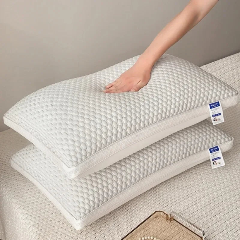 KühlKissen 3D - Atmungsaktives Nackenstützkissen mit Massageeffekt für Erholsamen Schlaf 5