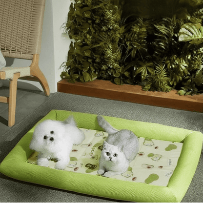 Kühlendes Hundebett für Kleine und Mittelgroße Hunde – Atmungsaktive Sommermatte 1