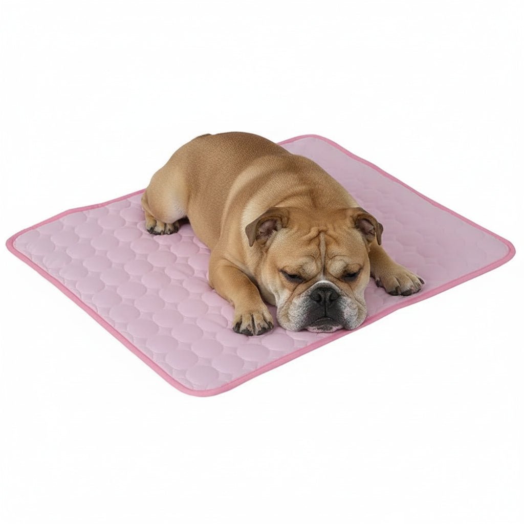 Kühlmatte Für Hunde Und Katzen - Atmungsaktive Sommermatte Mit Eisseide 3