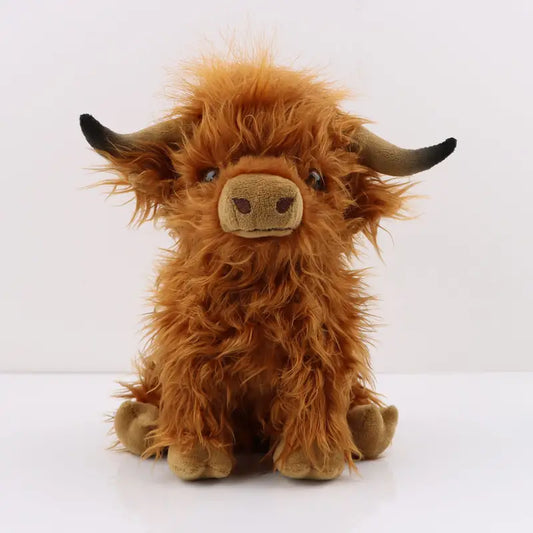 Kuschelige Highland Cow – Weiches Plüschtier für Kinder & Erwachsene, Kuscheltier für jedes Zuhause-1