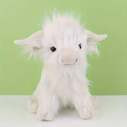 Kuschelige Highland Cow – Weiches Plüschtier für Kinder & Erwachsene, Kuscheltier für jedes Zuhause-4
