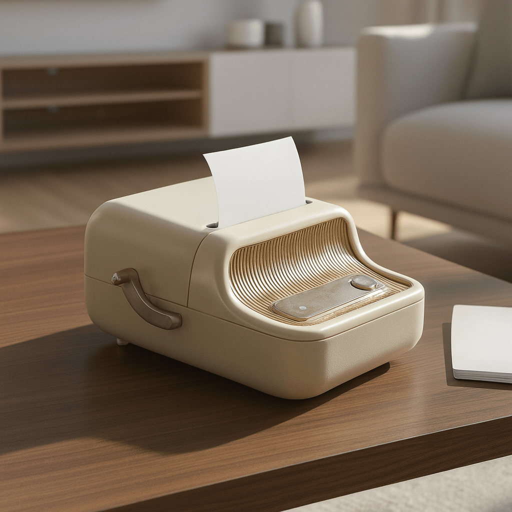 LABELMINI – Mini-Etikettendrucker, tragbar, kabellos, Thermodruck & kompaktes Design 0