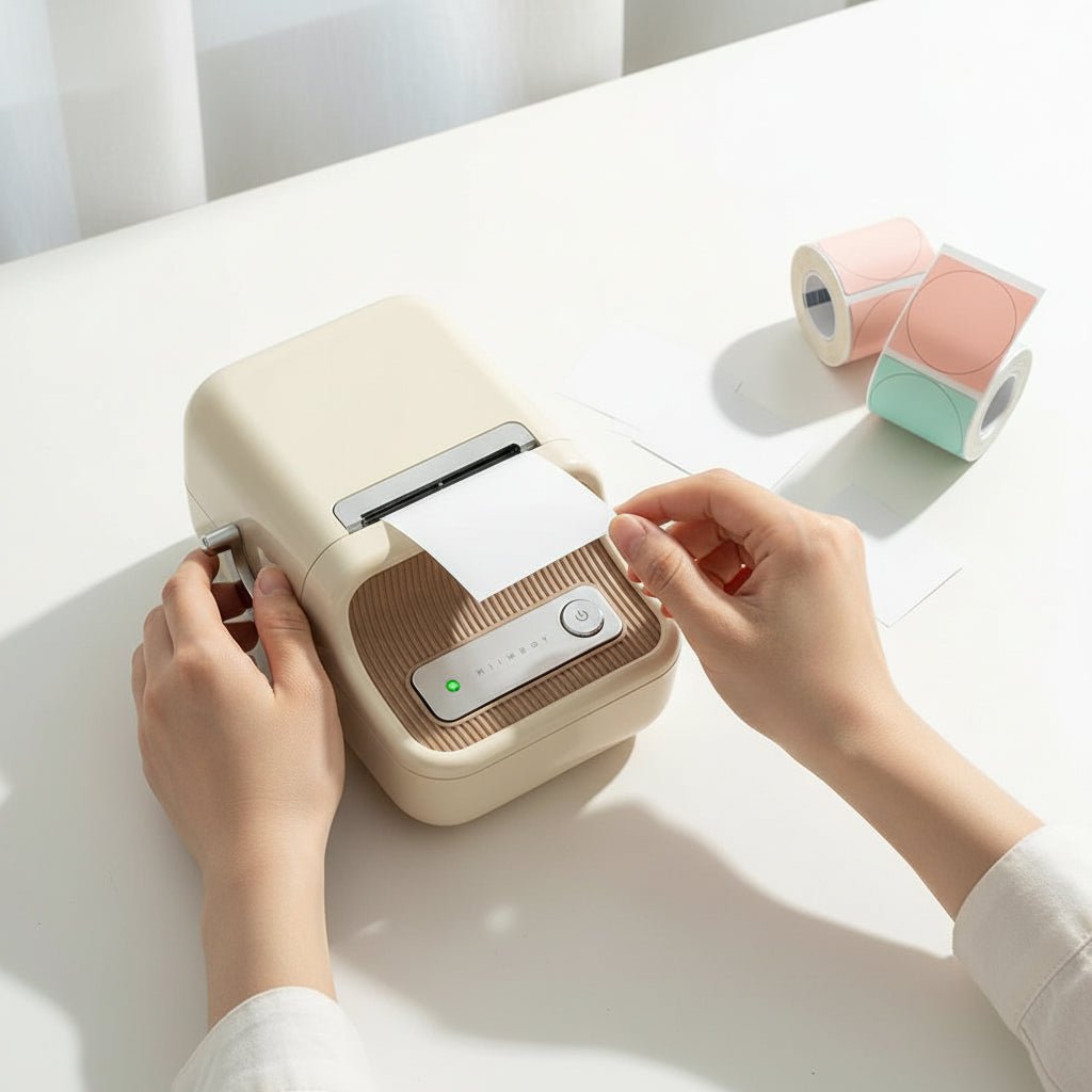 LABELMINI – Mini-Etikettendrucker, tragbar, kabellos, Thermodruck & kompaktes Design 3