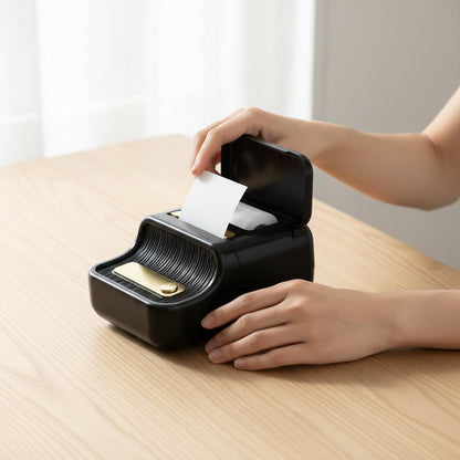 LABELMINI – Mini-Etikettendrucker, tragbar, kabellos, Thermodruck & kompaktes Design 4
