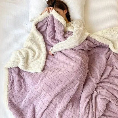 LAMBSOFT – Kuschelige Wolldecke für Zuhause und Büro 9