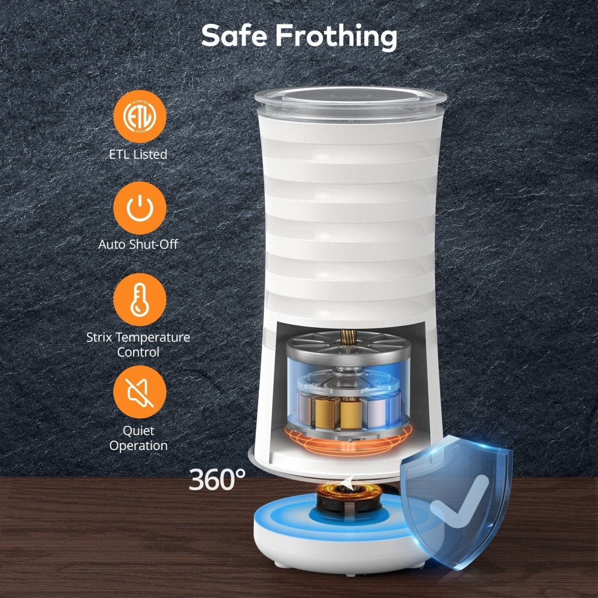 LATTEVERVE – 4-in-1-Milchaufschäumer und -Dampfgarer für Kaffee in Barista-Qualität zu Hause 4