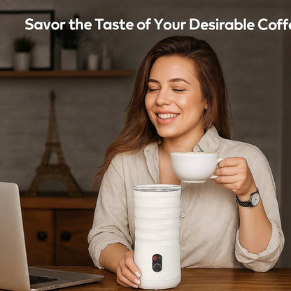 LATTEVERVE – 4-in-1-Milchaufschäumer und -Dampfgarer für Kaffee in Barista-Qualität zu Hause 5