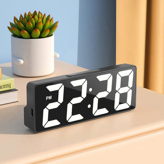 LumiTime – LED Digital Alarm Clock with Temperature Display