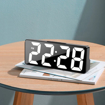 LumiTime – LED Digital Alarm Clock with Temperature Display