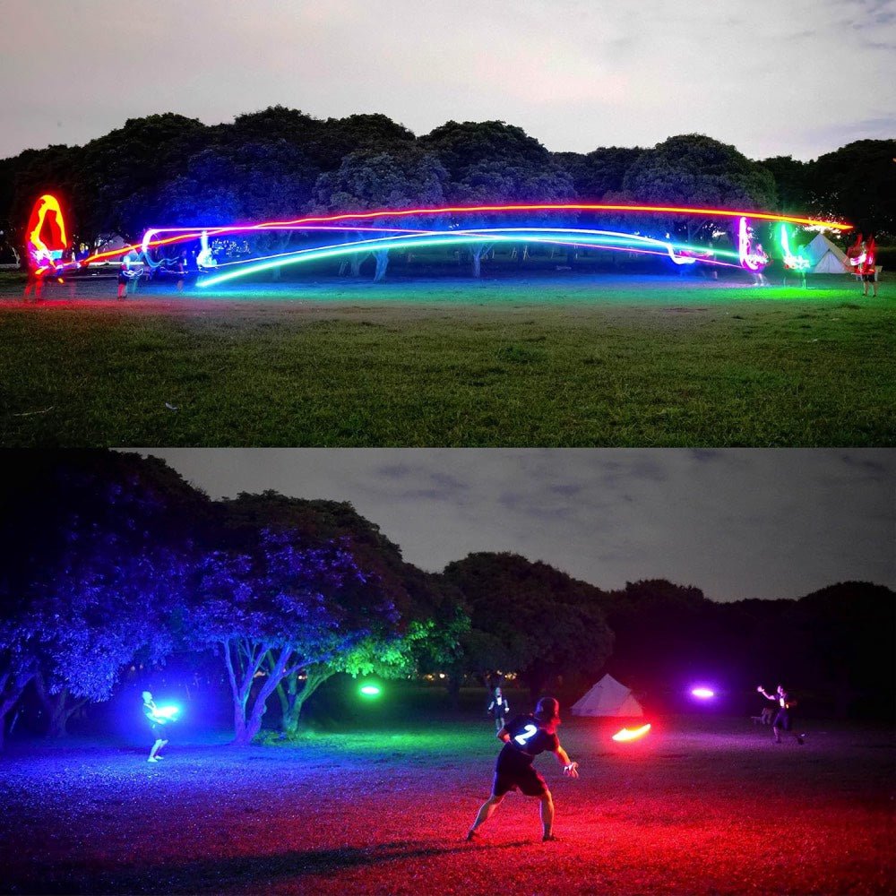 GLOWFLY – LED Glowing Frisbee for Night Games & Outdoor Fun