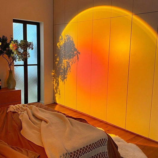 GOLDEN GLOW - Sunset lamp for atmospheric indoor lighting