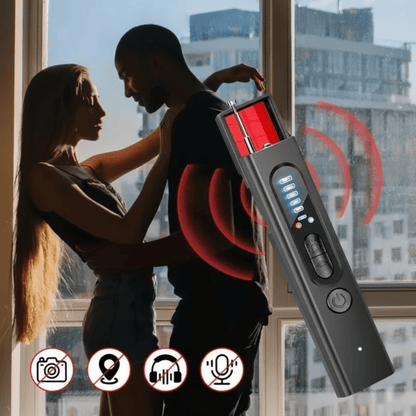 LENSSEEKER – 4-in-1-Anti-Überwachungsdetektor mit langer Batterielebensdauer und einstellbarer Empfindlichkeit 0