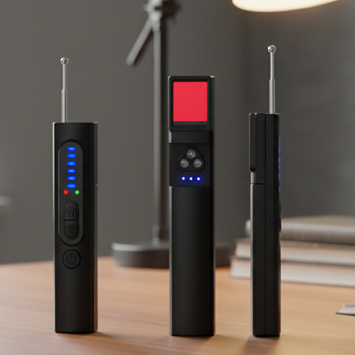 LENSSEEKER – 4-in-1-Anti-Überwachungsdetektor mit langer Batterielebensdauer und einstellbarer Empfindlichkeit 4