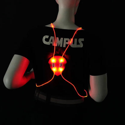 LIGHTRUN – Reflektierende LED-Laufweste mit Frontlicht für mehr Sicherheit bei Nacht 2