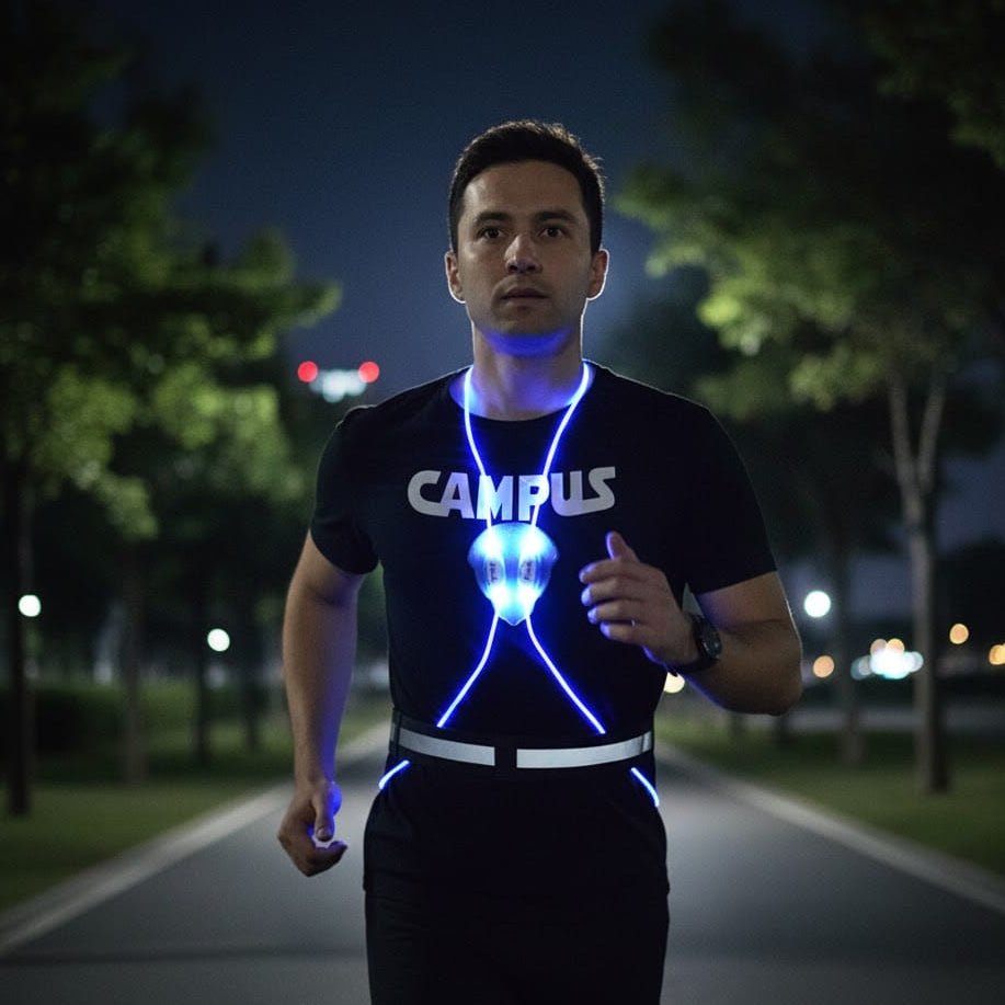 LIGHTRUN – Reflektierende LED-Laufweste mit Frontlicht für mehr Sicherheit bei Nacht 5