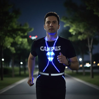 LIGHTRUN – Reflektierende LED-Laufweste mit Frontlicht für mehr Sicherheit bei Nacht 5
