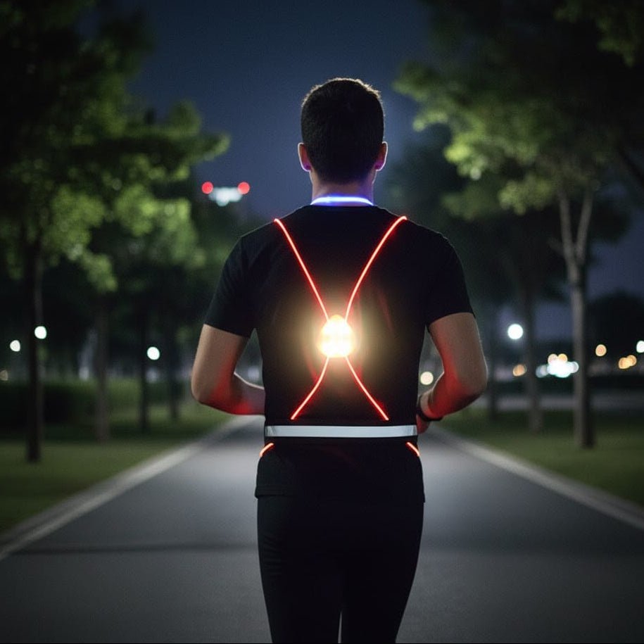 LIGHTRUN – Reflektierende LED-Laufweste mit Frontlicht für mehr Sicherheit bei Nacht 6