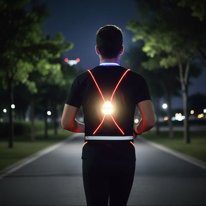 LIGHTRUN – Reflektierende LED-Laufweste mit Frontlicht für mehr Sicherheit bei Nacht 6