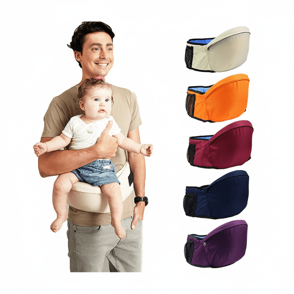 LITTLEDREAM – Ergonomische Babytrage mit verstellbaren Gurten und atmungsaktivem Netzgewebe 1