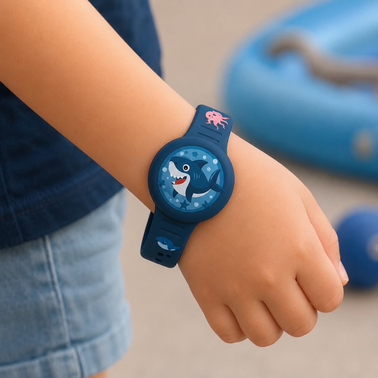 LITTLELOCATE – Pulsera GPS colorida para niños con correa ajustable cómoda