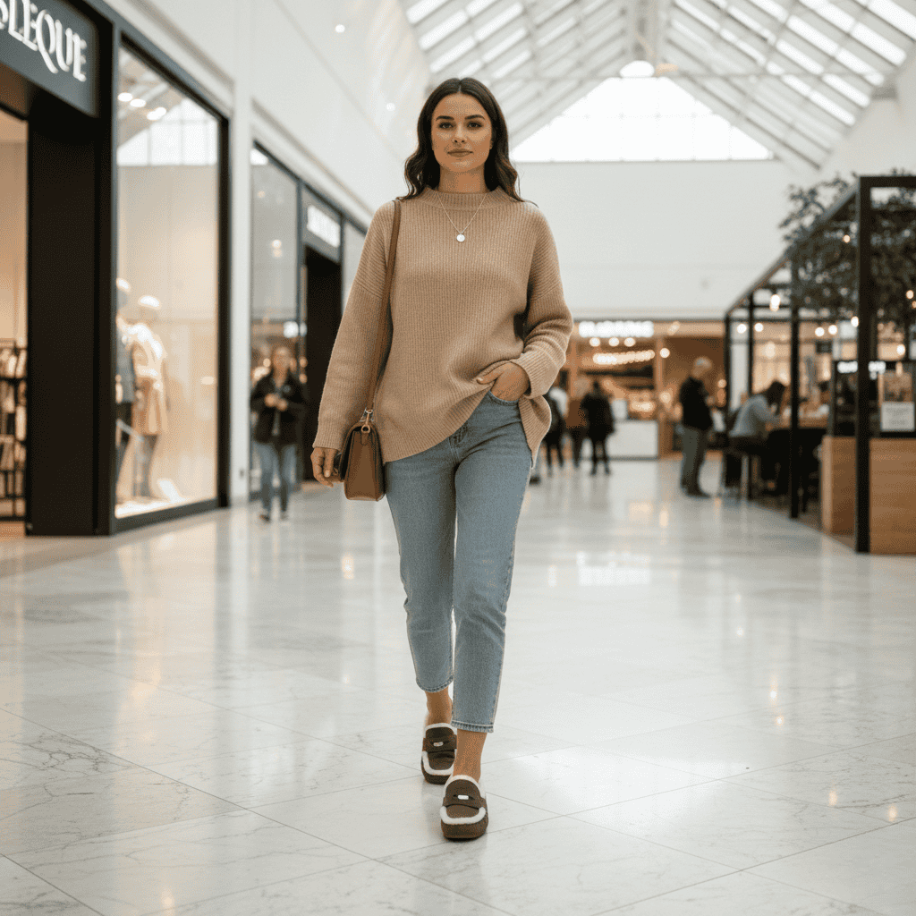 LOAFORA – Klassische Damen-Loafer aus Wildleder mit Wollfutter und runder Zehenpartie 1