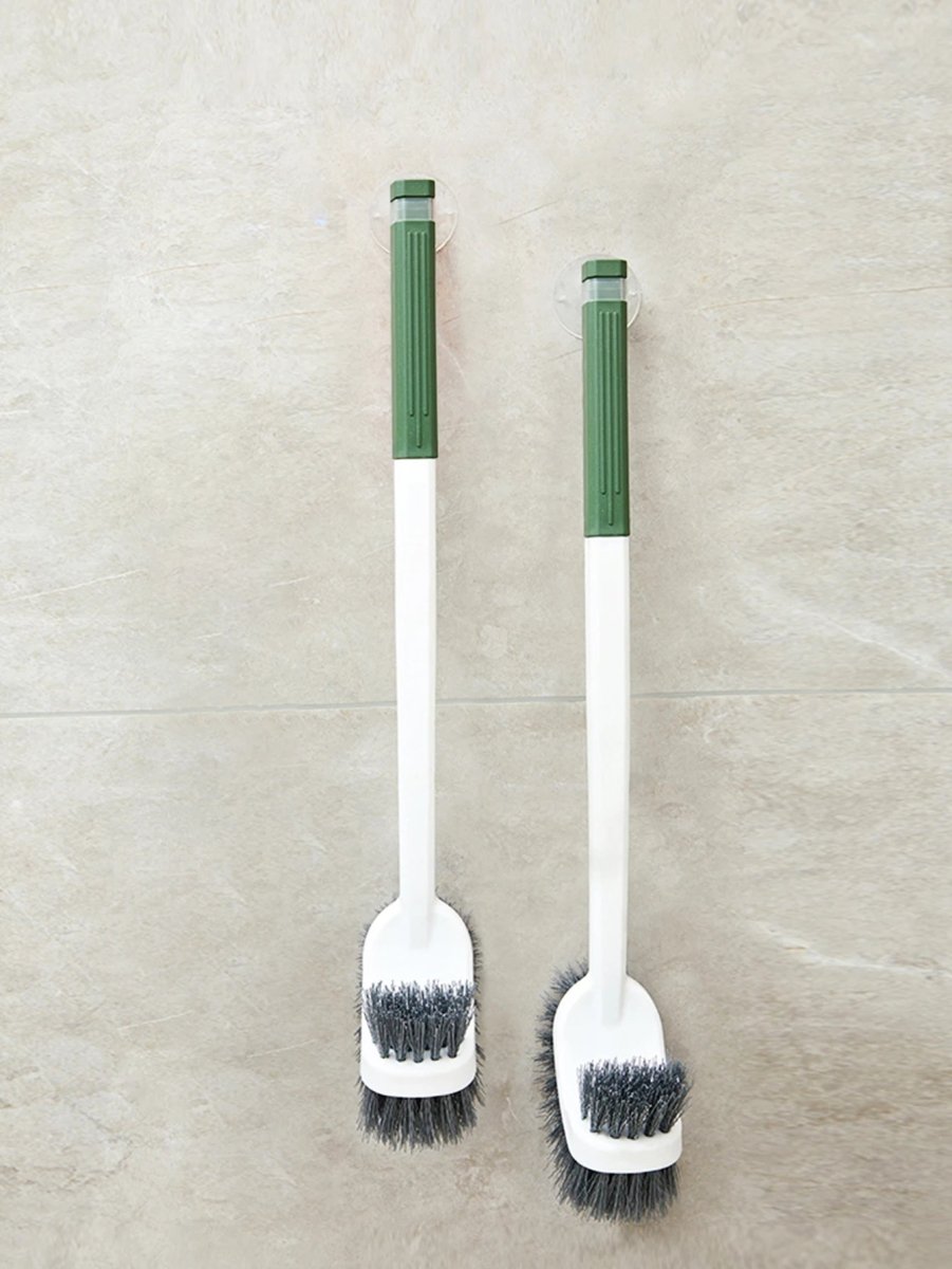 LONGRACH – Wandmontierte, doppelseitige Toilettenbürste für die gründliche Reinigung 4