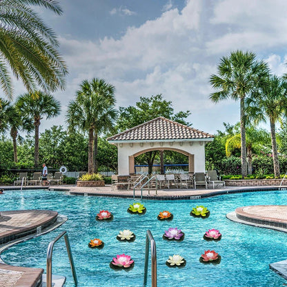 LOTUSGLOW – Schwimmende LED-Teichleuchte mit sanftem Umgebungslicht und wasserdichtem Design 3