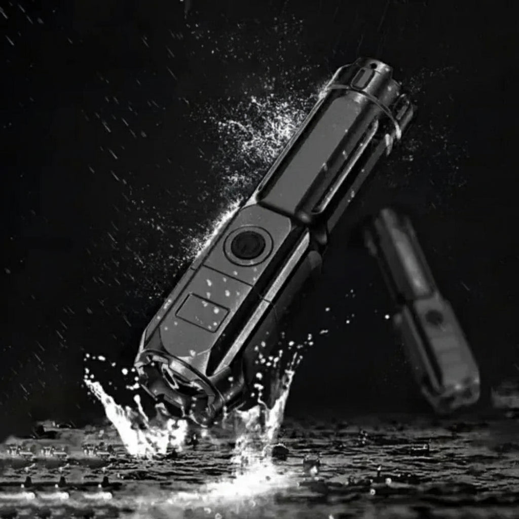 LUMENPRO – Wiederaufladbare taktische LED-Taschenlampe mit 100.000 Lumen und Zoom 6