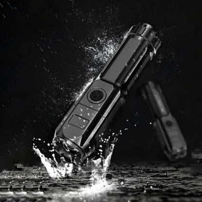 LUMENPRO – Wiederaufladbare taktische LED-Taschenlampe mit 100.000 Lumen und Zoom 6