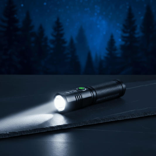 LUMENXHP – Hochleistungs-LED-Taschenlampe mit 100.000 Lumen und integriertem 18650-Akku 0