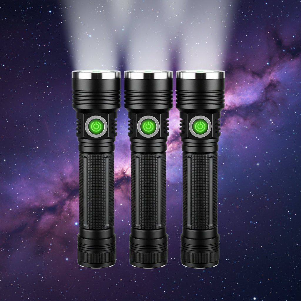 LUMENXHP – Hochleistungs-LED-Taschenlampe mit 100.000 Lumen und integriertem 18650-Akku 2