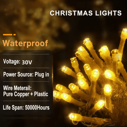 LUMICURTAIN – LED-Gartenbeleuchtungsvorhänge für Eleganz und Ambiente im Freien 2