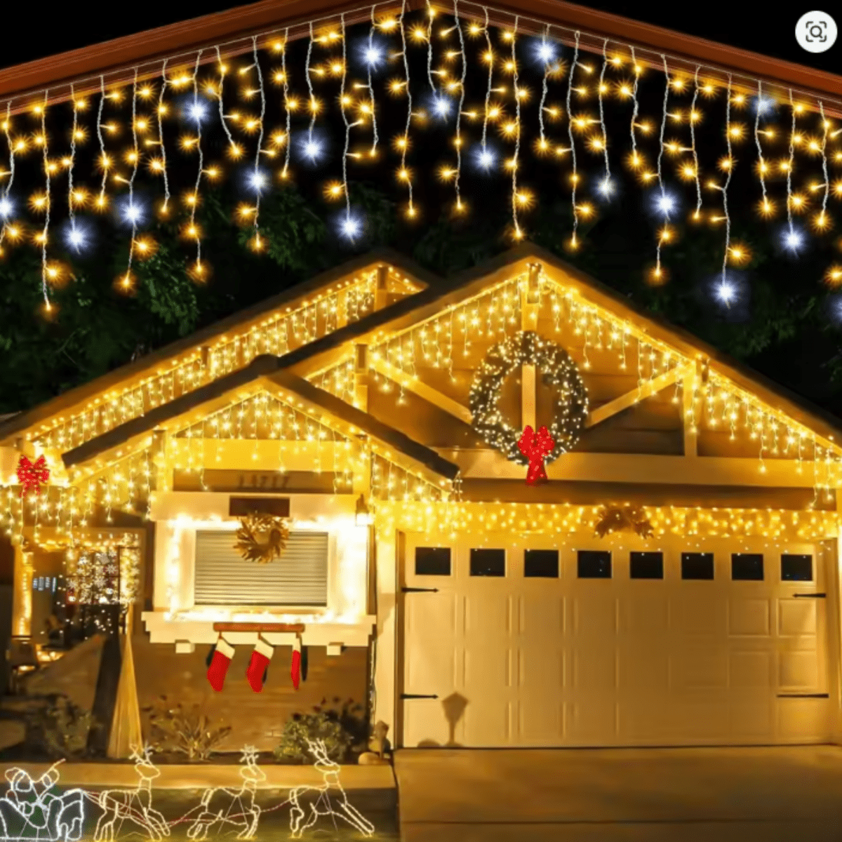 LUMICURTAIN – LED-Gartenbeleuchtungsvorhänge für Eleganz und Ambiente im Freien 6