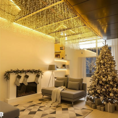 LUMICURT – 5 m LED-Lichterkette mit 8 Modi für den Innen- und Außenbereich 1