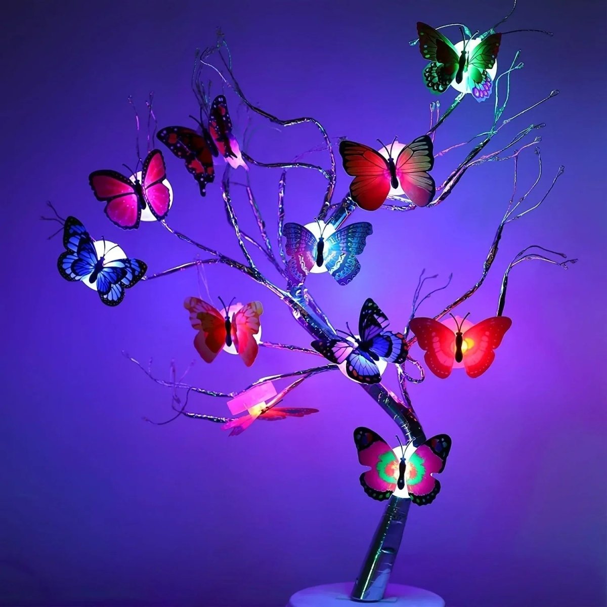 LUMIFLY – 3D-LED-Schmetterlings-Wandaufkleber für magische Nachtbeleuchtung 4