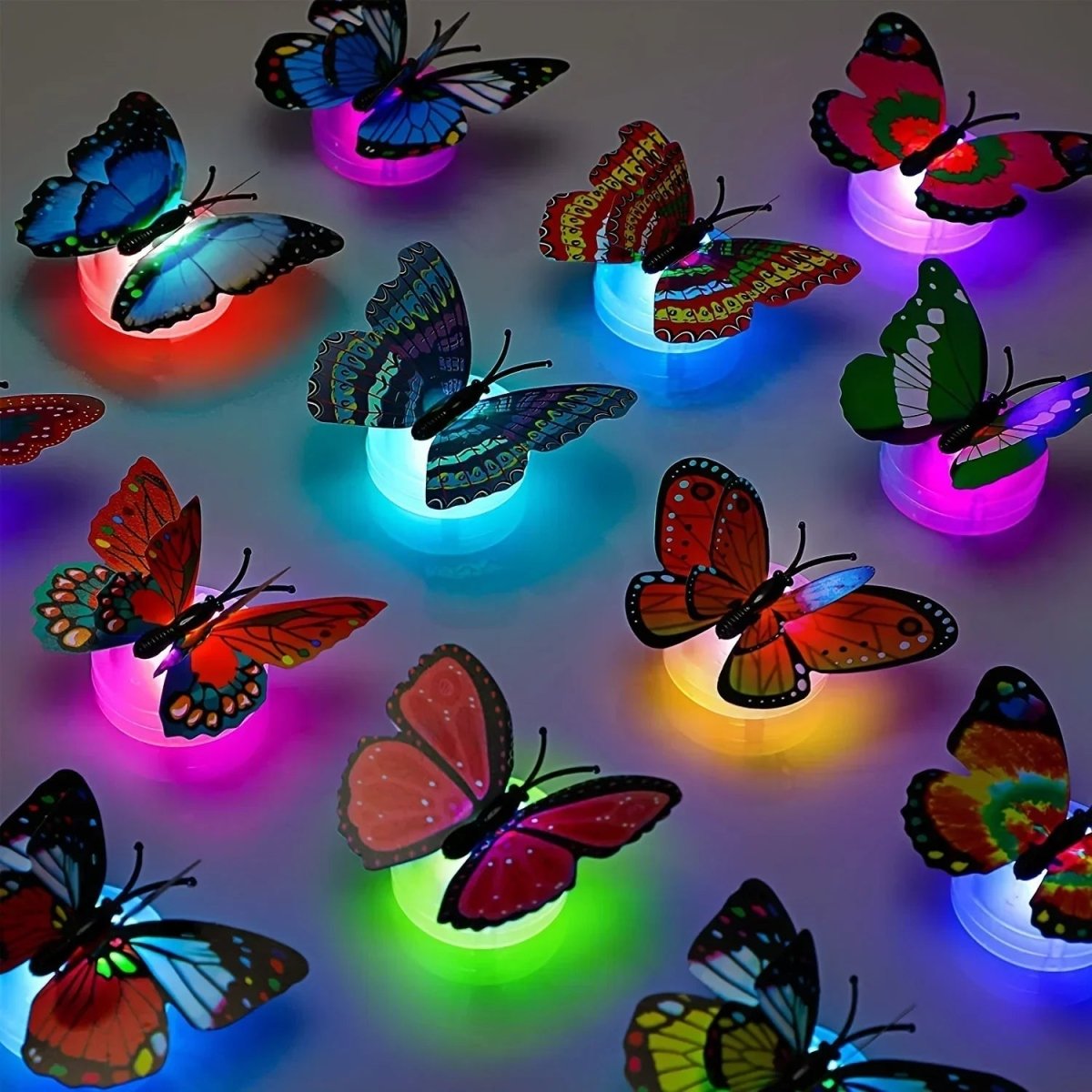 LUMIFLY – 3D-LED-Schmetterlings-Wandaufkleber für magische Nachtbeleuchtung 5