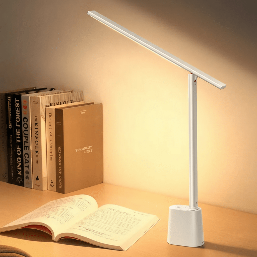 LUMIFOLD – Intelligente LED-Schreibtischlampe mit dimmbarem und wiederaufladbarem, faltbarem Design 1