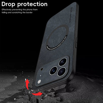 LUXEGUARD – Premium-Leder-Telefonhülle mit MagSafe für das iPhone 7
